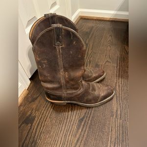 Brown Leather Chippewa Boots